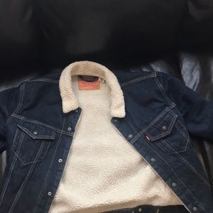 Levi’s Sherpa lined denim jacket